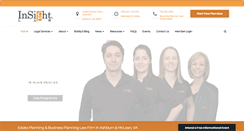 Desktop Screenshot of insightlaw.net